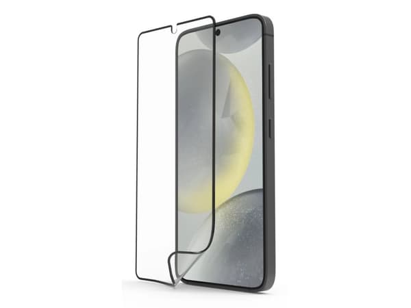 Hama Super Hybrid, Samsung, Galaxy S25, Slagbestandig, Ripebestandig, Knusesikker, Støtsikker, Sort, Gjennomsiktig, 1 stykker