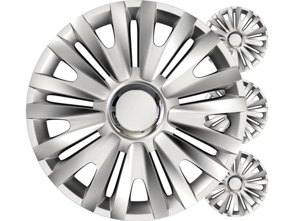 Versaco Car Hubs 4kpl Royal Silver Set 16 tuuman värilaatikko