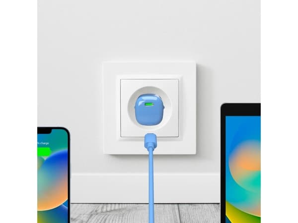 PURO PUFCMTCUSBC20WGBLUE, Innendørs, AC, 12 V, Blå