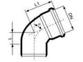 Miniatyrbilde 2 av 2: Magnaplast Kolano Ultra dBB 75mm 67st. (146365)