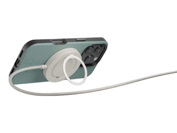 Native Union SnapStand Qi2 trådløs lader - 15W Qi2 trådløs lader med MagSafe-kompatibelt stativ (sandstein)