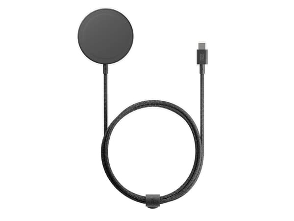 Native Union SnapStand Qi2 trådløs lader - 15W Qi2 trådløs lader med MagSafe-kompatibelt stativ (svart)