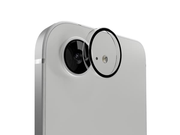 Puro enkeltkameralinse herdet glass for iPhone 16e kameralinser