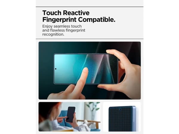 Spigen EliteShield EZ Fit, Samsung, Galaxy S25 Ultra, Reptålig, Transparent, 1 styck