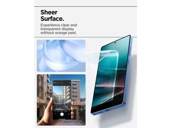 Spigen EliteShield EZ Fit, Samsung, Galaxy S25 Ultra, Reptålig, Transparent, 1 styck