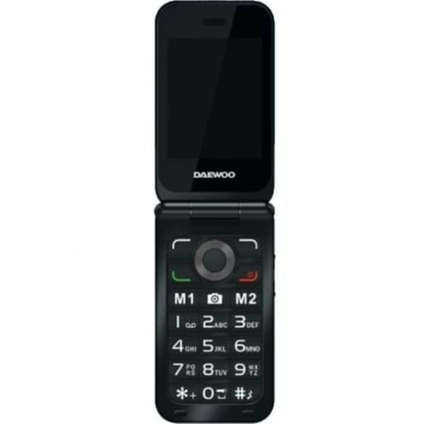 Mobil telefon for eldre voksne Daewoo 2,8" Svart