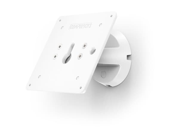Compulocks VESA Tilting Wall Mount - White, Screws, 68.6 cm (27"), 75 x 75 mm, 100 x 100 mm, White Valkoinen