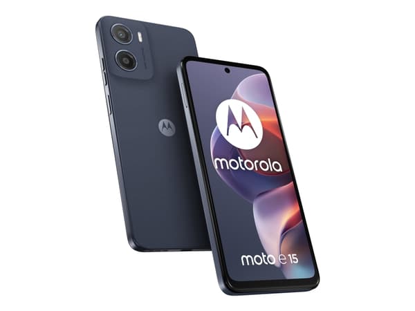Motorola moto e15, 16,9 cm (6,67"), 2 Gt, 64 Gt, 32 MP, Android 14 Go -versio, sininen