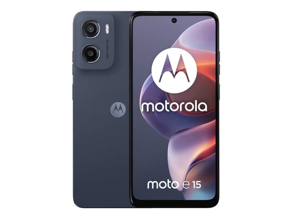 Motorola moto e15, 16,9 cm (6,67"), 2 Gt, 64 Gt, 32 MP, Android 14 Go -versio, sininen