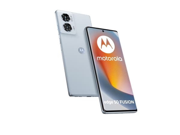 Motorola edge 50 Fusion, 17 cm (6.7"), 12 GB, 256 GB, 50 MP, Android 14, Lyseblå