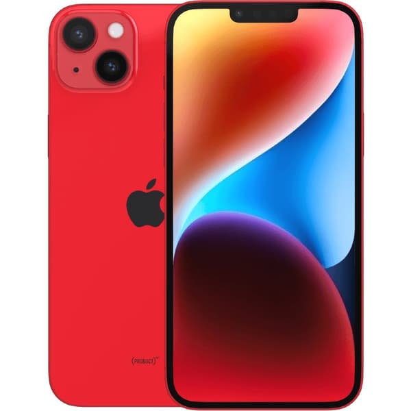 iPhone 14 Plus Red 128 GB Klass C 100% batteri (refurbished) Röd