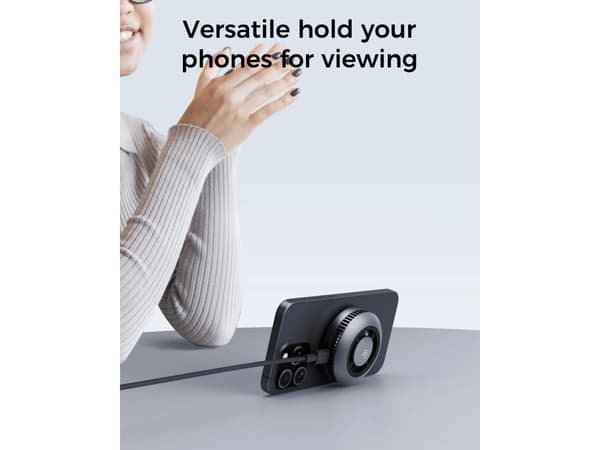 AUKEY LC-G10 chłodząca ładowarka bezprzewodowa MagSafe Qi2 15W USB-C