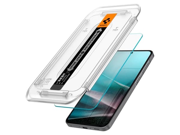 Spigen GLAS.tR EZ Fit, Samsung, Galaxy A36 5G, Reptålig, Transparent, 2 styck