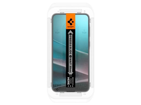 Spigen GLAS.tR EZ Fit, Samsung, Galaxy A36 5G, Reptålig, Transparent, 2 styck