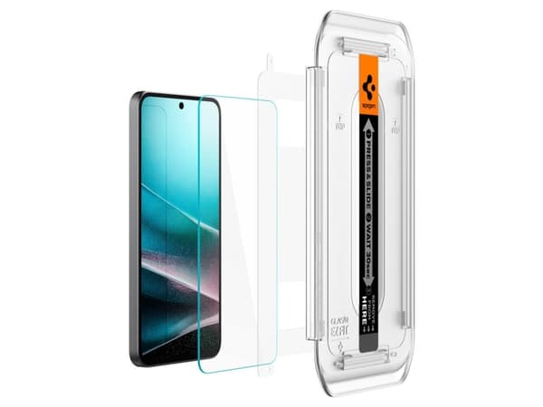 Spigen GLAS.tR EZ Fit, Samsung, Galaxy A36 5G, Reptålig, Transparent, 2 styck