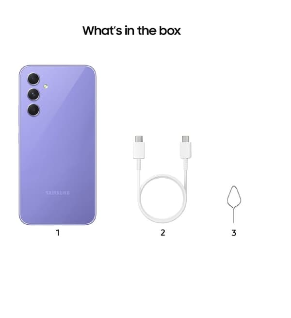 Samsung Galaxy A54 5G smartphone 8/128GB - Awesome Violet(Nordisk)