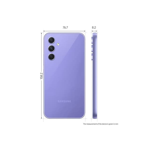 Samsung Galaxy A54 5G smartphone 8/128GB - Awesome Violet(Nordisk)