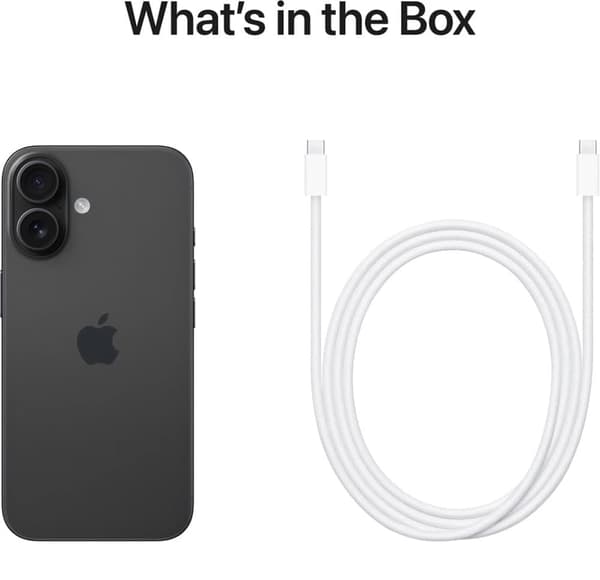 Apple iPhone 16 5G smartphone 128GB/8GB - Svart