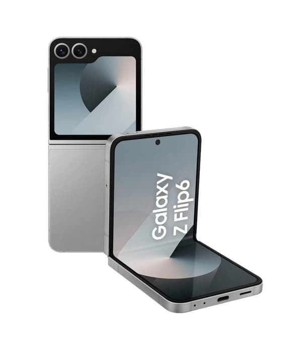 Samsung Galaxy Z Flip6 5G Smartphone 256GB/12GB - Silver Shadow(Nordisk)(Fyndvara) Silver