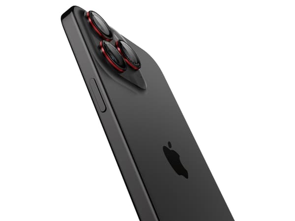 Spigen AGL05217, Linsskydd, Röd, Transparent, Härdat glas, Apple, iPhone 14 Pro / 14 Pro Max, 17,3 mm