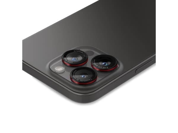 Spigen AGL05217, Linsskydd, Röd, Transparent, Härdat glas, Apple, iPhone 14 Pro / 14 Pro Max, 17,3 mm
