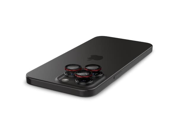 Spigen AGL05217, Linsskydd, Röd, Transparent, Härdat glas, Apple, iPhone 14 Pro / 14 Pro Max, 17,3 mm