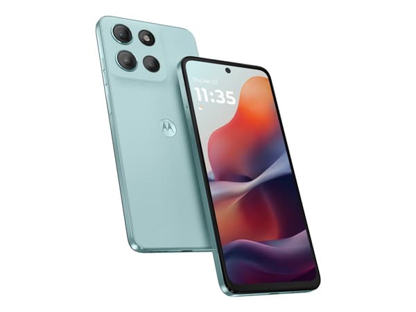 Motorola Moto G15 - 4G pekskärmsmobil - dual-SIM - RAM 8 GB / Internminne 128 GB - microSD slot - LCD-skärm - 6.72" - 2400 x 1080 pixlar (60 Hz) - 2 Ljusblå