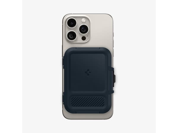 Spigen MagSafe Card Holder Lock Fit (MagFit), Black musta