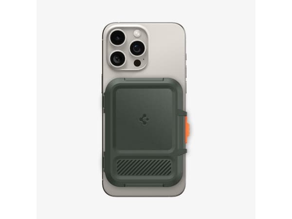 Spigen MagSafe Card Holder Lock Fit (MagFit), Grønn Grønn