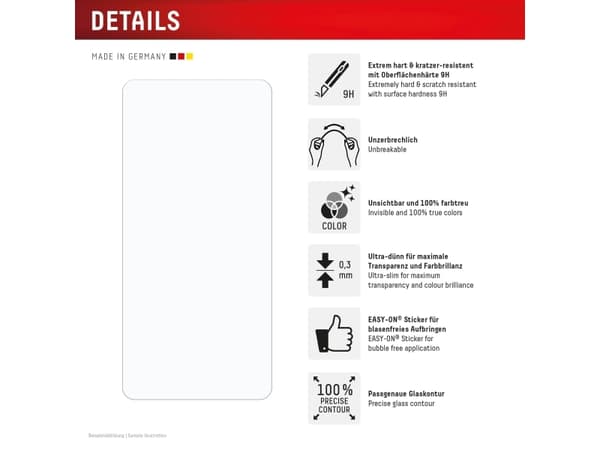 Displex 02107, Samsung, Galaxy S25 Edge, Tørr påføring, Støvresistent, Slagbestandig, Ripebestandig, Gjennomsiktig, 1 stykker