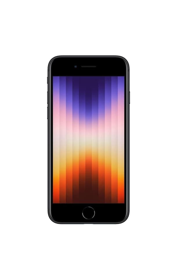 Apple iPhone SE 64GB 5G Gen. 3 Smartphone – Midnatt