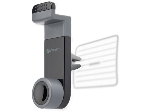 4smarts Snapclip, Mobiltelefon / smartphone, Navigator, Passiv hållare, Bil, Svart Svart