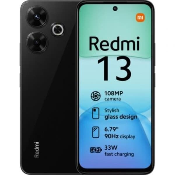 Smartphone Xiaomi Redmi 13 6,79" 6 GB RAM 128 GB Svart Svart