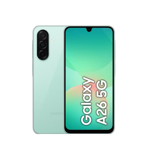 Samsung Galaxy A26 5G 6/128GB Smartphone - Mint(EU-Modell) Mintfärgad