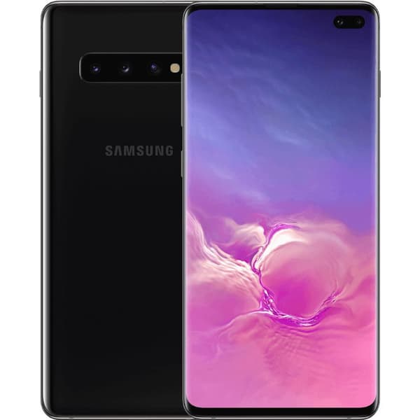 Galaxy S10+ Prism Black 128 GB Klass A 100% batteri (refurbished)