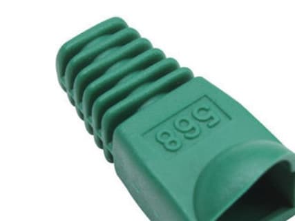 Intellinet 504409, Cable boot, Grønn, RJ-45