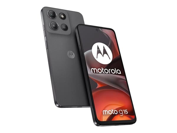Motorola Moto G15 - 4G smarttelefon - dobbelt-SIM - RAM 8 GB / Internminne 256 GB - microSD slot - LCD-display - 6.72" - 2400 x 1080 piksler (60 Hz)