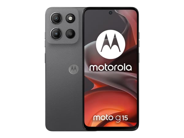 Motorola Moto G15 - 4G smarttelefon - dobbelt-SIM - RAM 8 GB / Internminne 256 GB - microSD slot - LCD-display - 6.72" - 2400 x 1080 piksler (60 Hz)