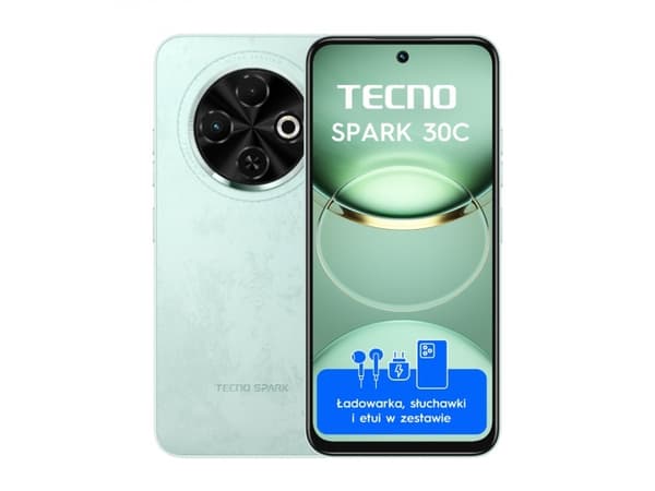 Tecno Spark 30C 6/128GB Grön smartphone (4894947051814)