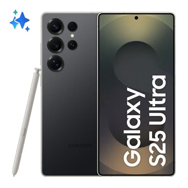 Smartphone Samsung Galaxy S25 Ultra 6,9" Qualcomm Snapdragon 8 Elite 12 GB RAM 256 GB Svart, Titan
