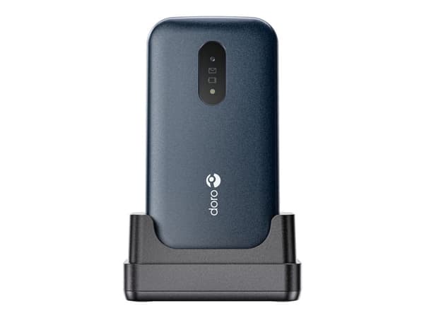 DORO 2820 - 4G funksjonstelefon / Internminne 17 MB - microSD slot - 320 x 240 piksler - rear camera 0,3 MP - blå Blå