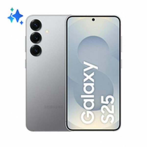 Älypuhelimet Samsung GALAXY S25 6,2" Qualcomm Snapdragon 8 Elite 12 GB RAM 128 GB Harmaa Hopeinen