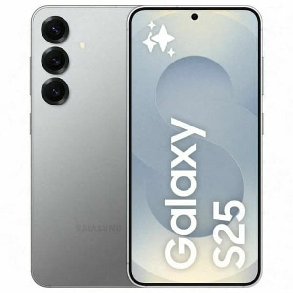 Smartphone Samsung GALAXY S25 6,2" Qualcomm Snapdragon 8 Elite 12 GB RAM 128 GB Grå Sølvfarvet Sølv