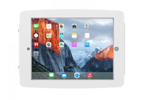 Compulocks Space iPad Pro 11-inch Rise Enclosure Kiosk 8"/20cm - Monteringssats (hölje, stångställ) - för surfplatta - höggradig aluminium - vit - sk