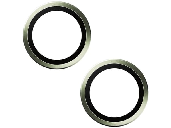 PanzerGlass Hoops - Linsebeskytter for mobiltelefon - grønn - for Apple iPhone 15, 15 Plus