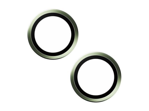 PanzerGlass Hoops - Linsebeskytter for mobiltelefon - grønn - for Apple iPhone 15, 15 Plus