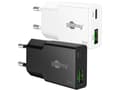 Miniatyrbilde 1 av 2: Dobbel USB-C PD GaN slank hurtiglader (25W)