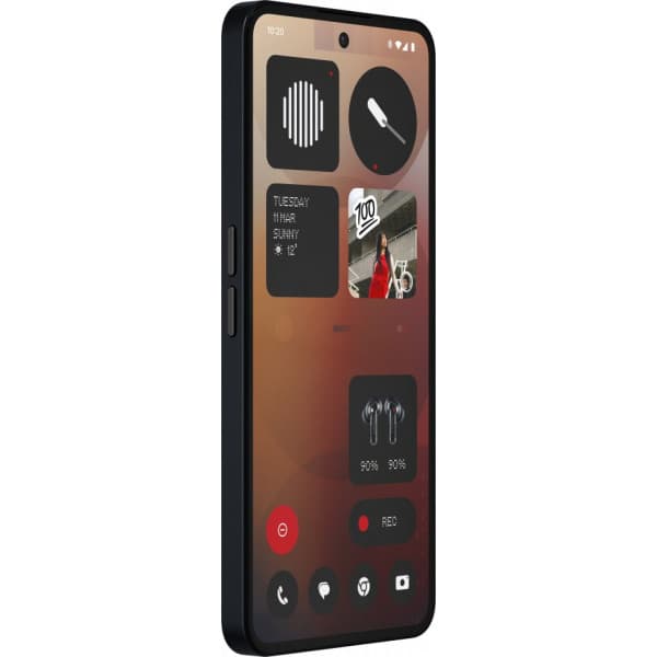Nothing Phone (3a) mobiltelefon, 256/12 GB, svart