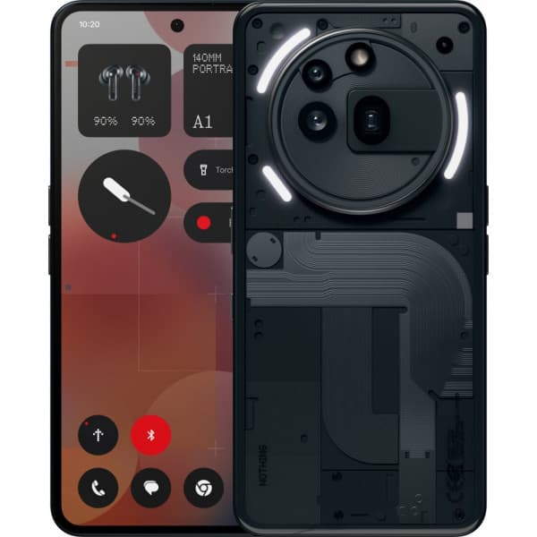 Nothing Phone (3a) Pro telefon, 256/12 GB, svart