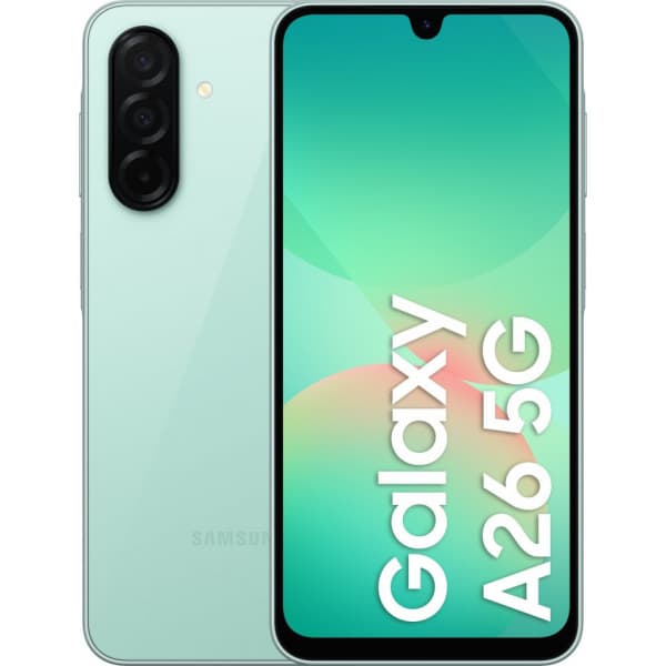 Samsung Galaxy A26 5G-telefon, 256/8 GB, mynta Mintfärgad